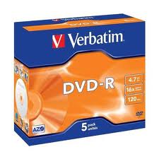 CAJA 5 DVD - RW 4,7GB VERBATIM