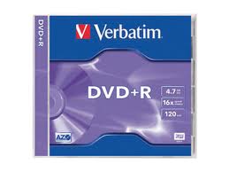 DVD + R 4,7GB VERBATIM