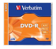 DVD - R 4,7GB VERBATIM