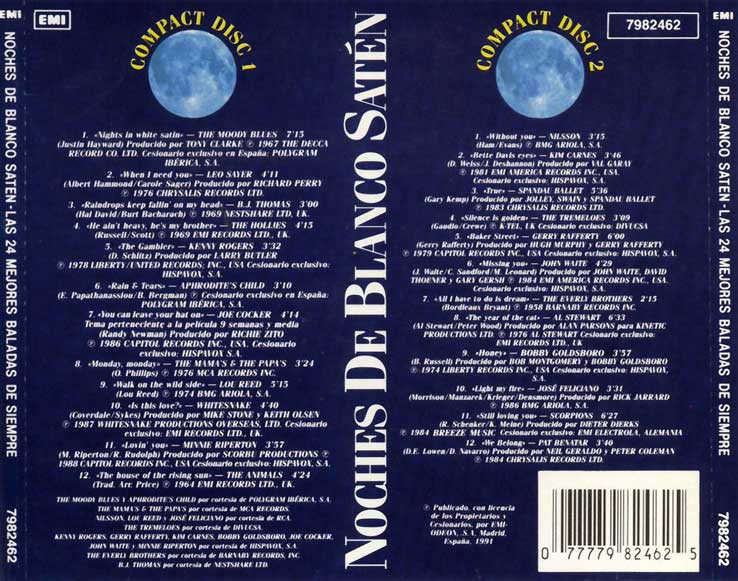 NOCHES DE BLANCO SATEN