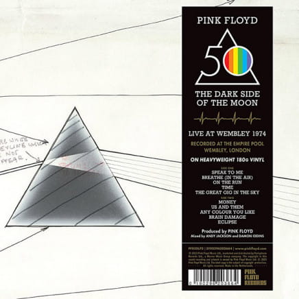 THE DARK SIDE OF THE MOON LIVE AT WEMBLEY 74 -VINILO-