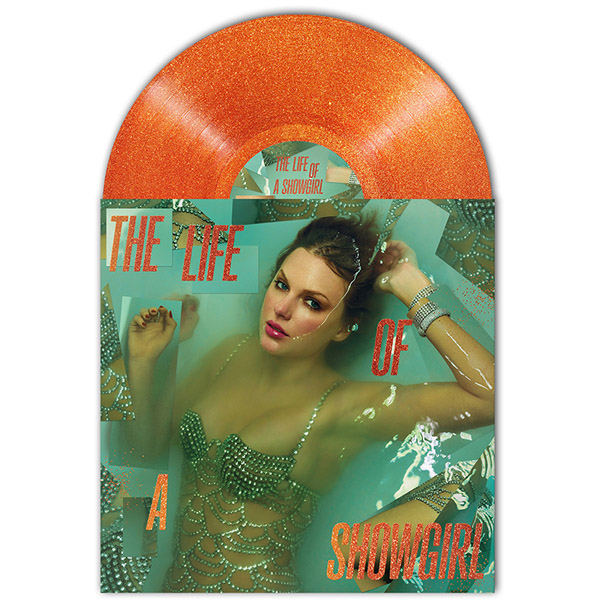 THE LIFE OF A SHOWGIRL -VINILO NARANJA TRANSLUCIDO CON PURPURINA-
