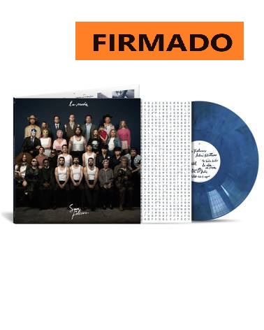 SAN FELICES -VINILO AZUL NEGRO MARMOL GATEFOLD **FIRMADO-