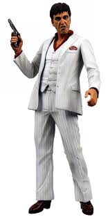 FIGURA TONY MONTANA TRAJE BLANCO