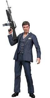 FIGURA TONY MONTANA TRAJE NEGRO