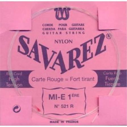 CUERDA GUITARRA SAVAREZ 1a Carta Roja 521-R