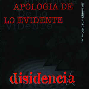APOLOGIA DE LO EVIDENTE