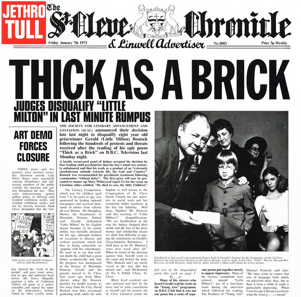 THICK AS A BRICK - VINILO