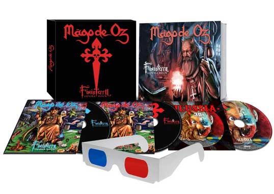 FINISTERRA OPERA ROCK -2CD +ILLUSIA 3D DVD +GAFAS +LIBRO-
