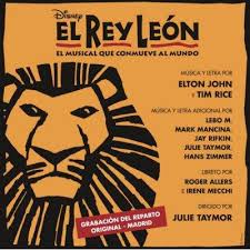 EL REY LEON. EL MUSICAL
