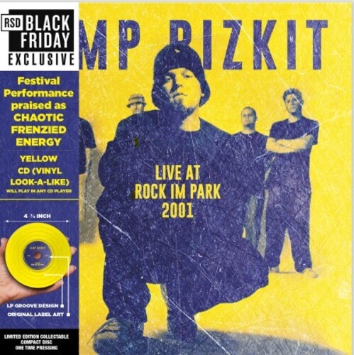 LIVE AT THE ROCK IN THE PARK 2001 (BLACK FRIDAY 2023) -CD