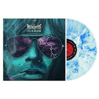 EYES OF OBLIVION -VINYL WHITE WITH SKY BLUE MARBLED + POSTER-