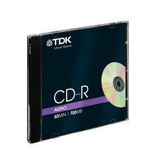 CD - R AUDIO 80 MIN TDK