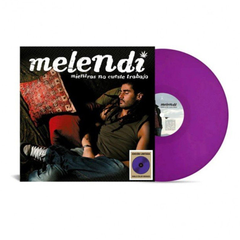 MIENTRAS NO CUENTE TRABAJO -VINILO AZUL-