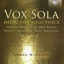 VOX SOLA MUSIC FOR SOLO VOICE