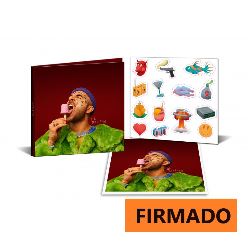 LUGAR PARAISO -+POSTAL FIRMADA +PEGATINAS-