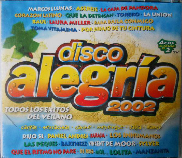DISCO ALEGRIA 2002