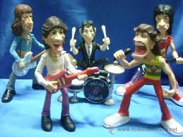 GRUPO FIGURAS ROLLING STONES CARICATURAS