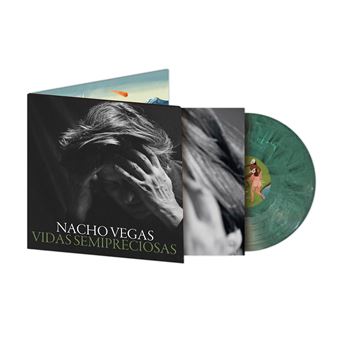 VIDAS SEMIPRECIOSAS -VINILO VERDE MARMOL +POP UP-