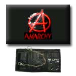 CARTERA ANARCHY NORMAL BORDADA + CADENA