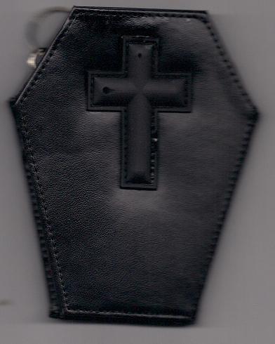 CARTERA ATAUD CRUZ +CADENA
