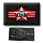 CARTERA THE CLASH LOGO BORDADO + CADENA