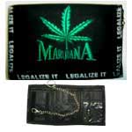 CARTERA HOJA MARIA LEGALIZA IT BORDADA + CADENA