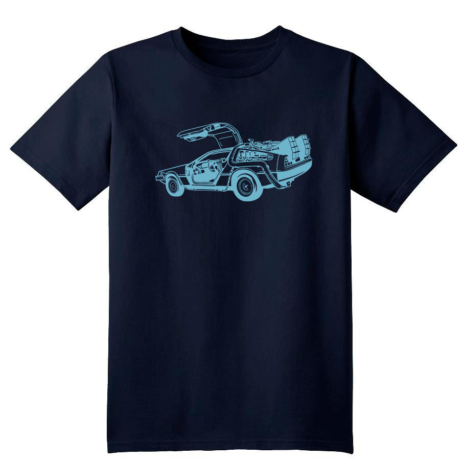 CAMISETA REGRESO AL FUTURO DELOREAN -TALLA S-