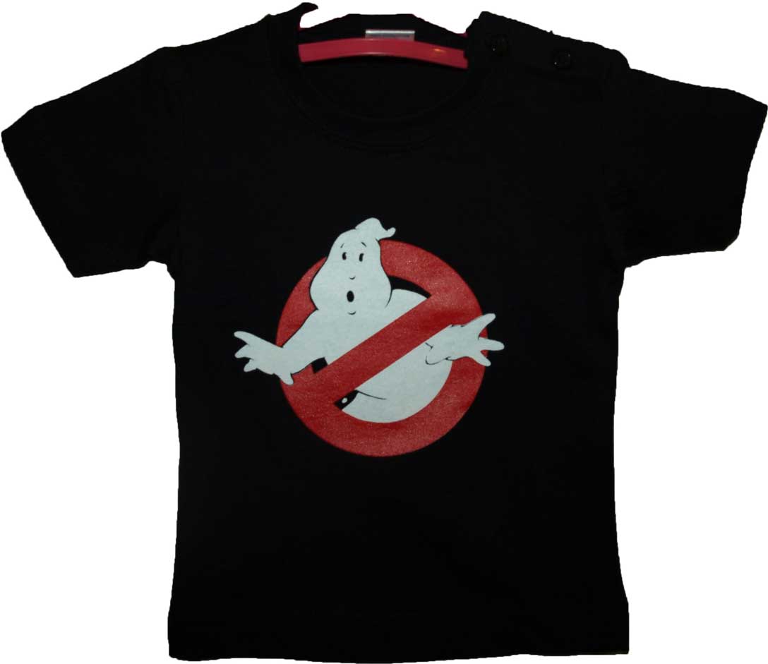 CAMISETA BEBE CAZAFANTASMAS -TALLA 0 AÑOS-