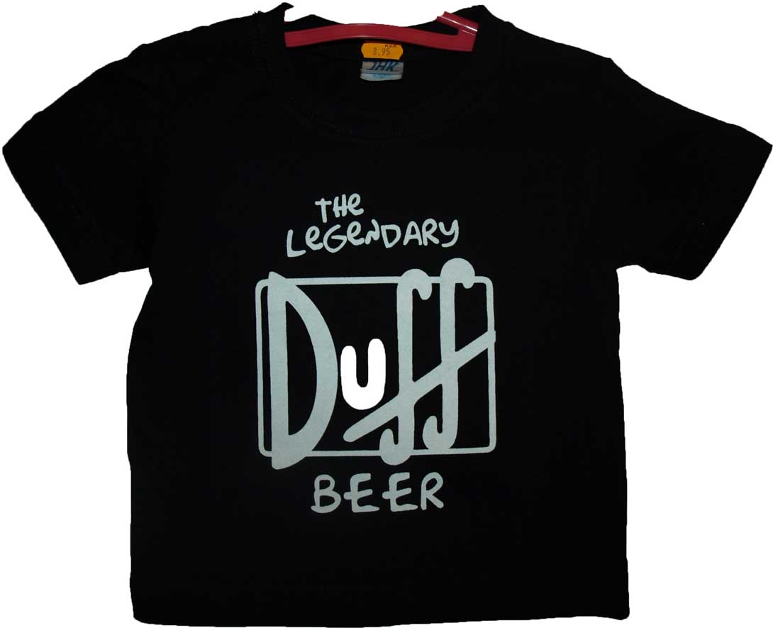 CAMISETA BEBE DUFF BEER -TALLA 2 AÑOS-