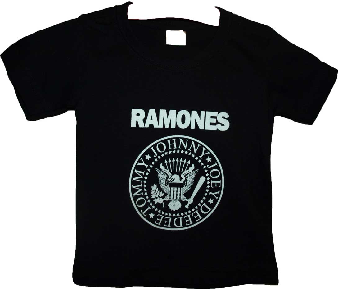 CAMISETA BEBE RAMONES LOGO -TALLA 1 AÑO-