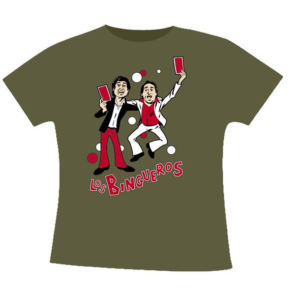 CAMISETA LOS BINGUEROS -TALLA L-