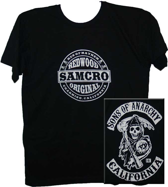 CAMISETA REDWOOD ORIGINAL SAMCRO -TALLA M-