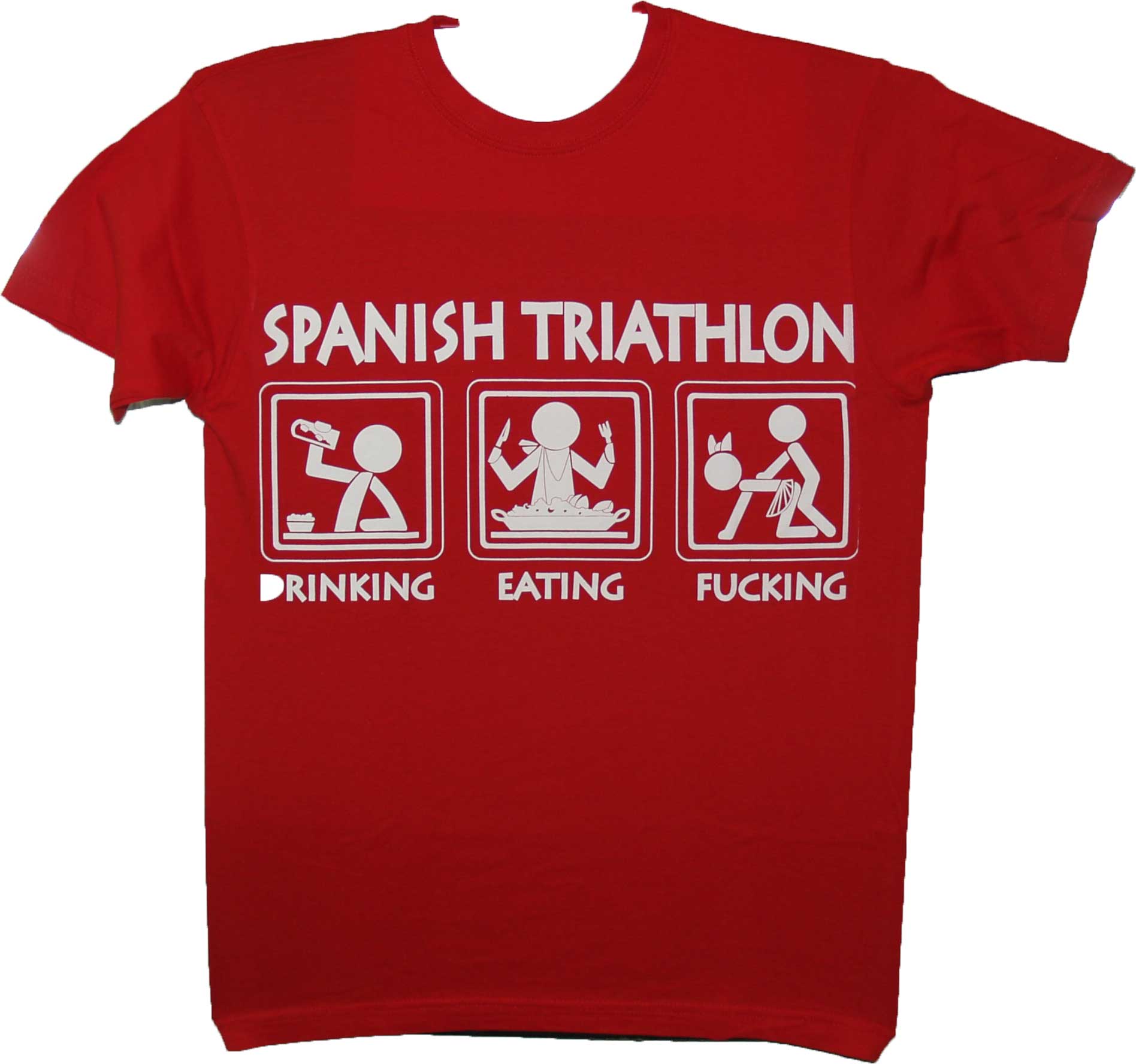 CAMISETA SPANISH TRIATHLON -TALLA L-