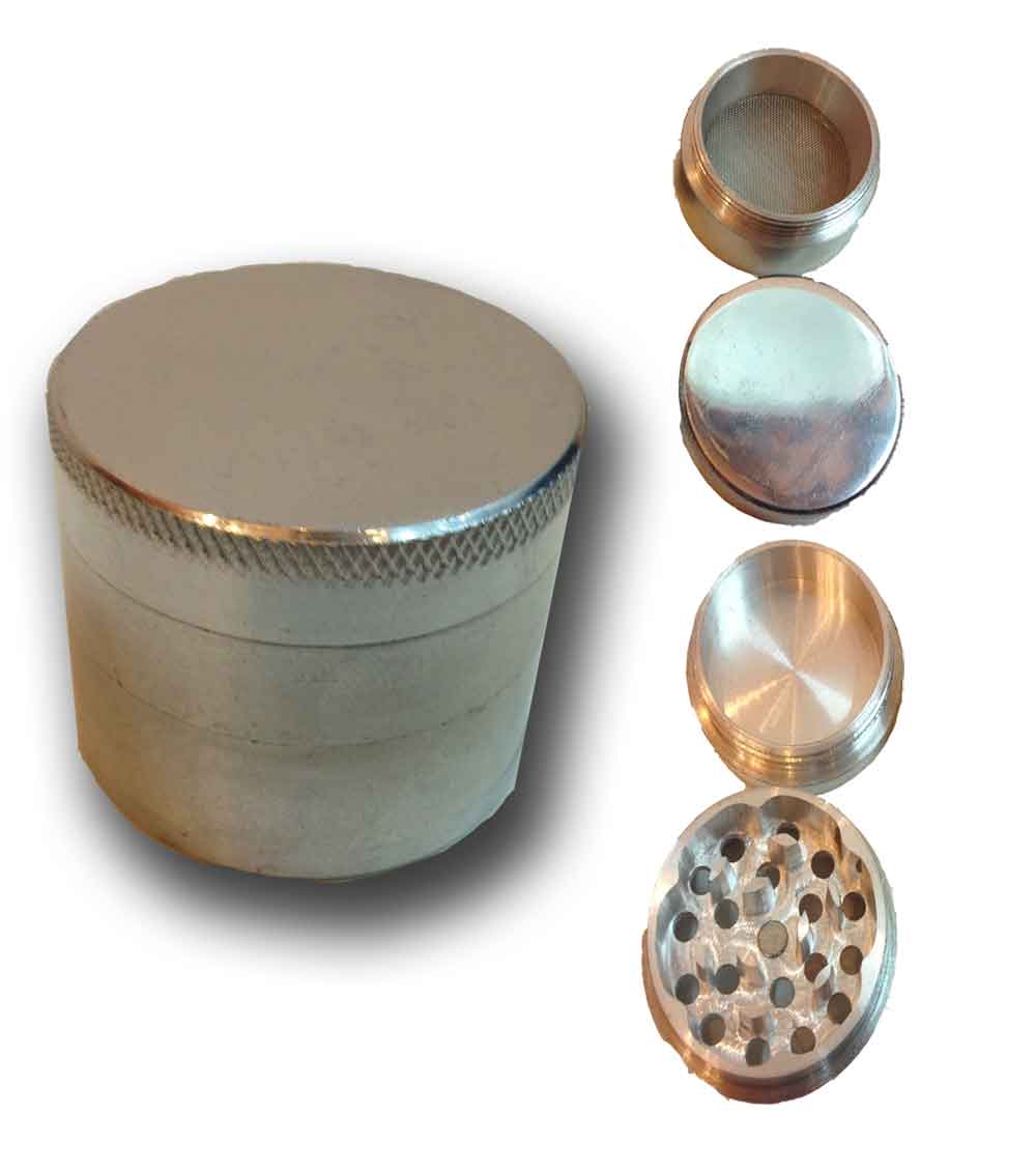 GRINDER ALUMINIO 4PZA. POLINIZADOR 40mm