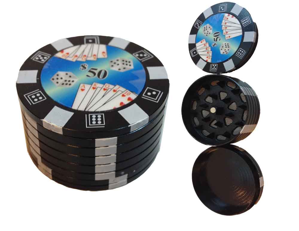 GRINDER FICHAS POKER POLINIZADOR 50mm
