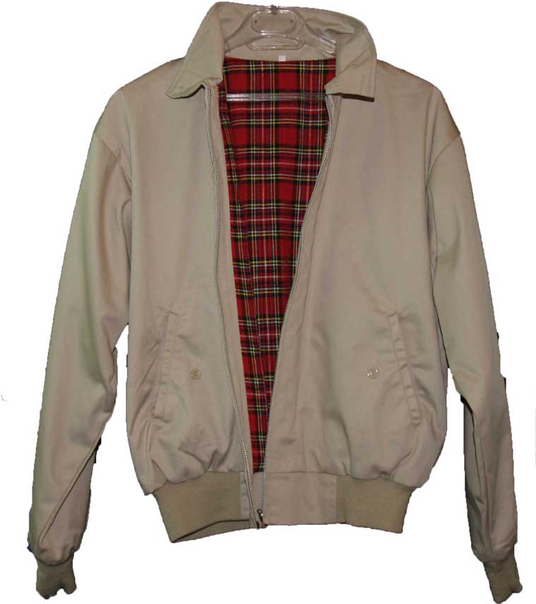CHAQUETA TIPO HARRINGTON BEIGE TALLA M
