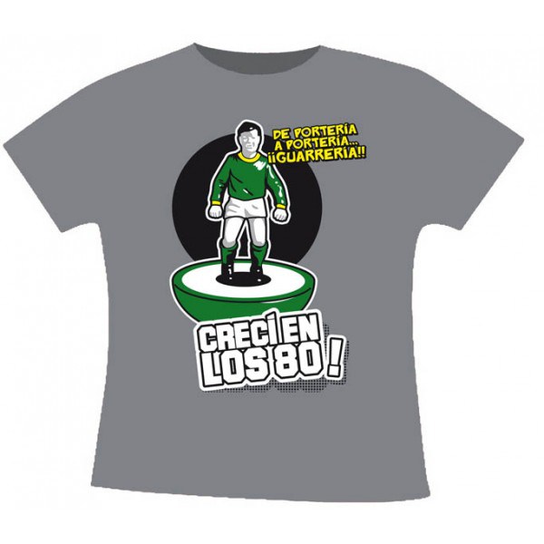 CAMISETA CRECI EN LOS 80 DE PORTERIA A PORTERIA -TALLA M-