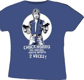 CHUCK NORRIS HA CONTADO HASTA INFINITO 2 VECES -M-
