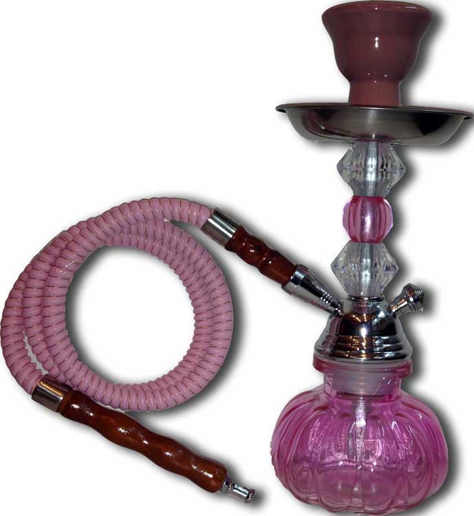 SHISHA NARGUILA ROSA 22-25cm 1 MANGUERA